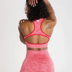 WOMEN'S BEST Move Seamless Sports Bra | Red Marl