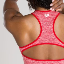 WOMEN'S BEST Move Seamless Sports Bra | Red Marl