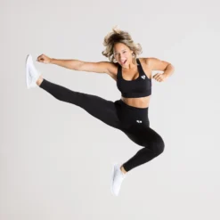 WOMEN'S BEST Move Seamless Leggings | Black Marl SPORTBEKLEIDUNG