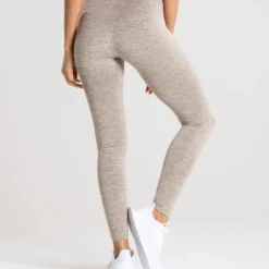 WOMEN'S BEST Move Seamless Leggings | Brown Grey Marl SPORTBEKLEIDUNG