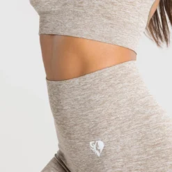 WOMEN'S BEST Move Seamless Leggings | Brown Grey Marl SPORTBEKLEIDUNG