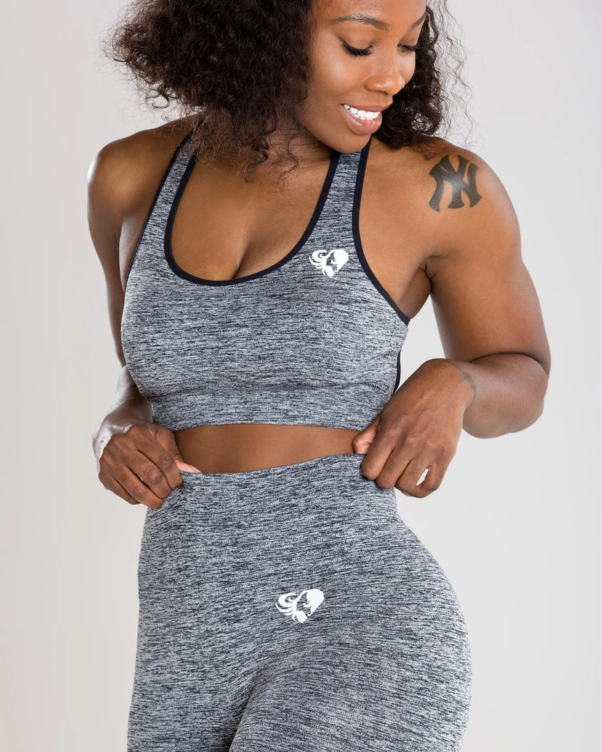 WOMEN'S BEST Move Seamless Leggings | Grey Marl SPORTBEKLEIDUNG