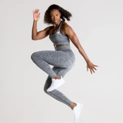 WOMEN'S BEST Move Seamless Leggings | Grey Marl SPORTBEKLEIDUNG