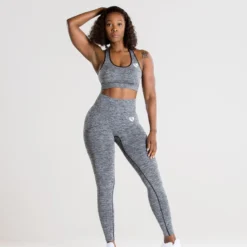 WOMEN'S BEST Move Seamless Leggings | Grey Marl SPORTBEKLEIDUNG