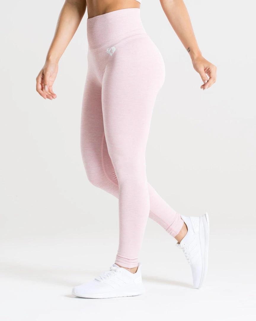 WOMEN'S BEST Move Seamless Leggings | Light Pink Marl SPORTBEKLEIDUNG