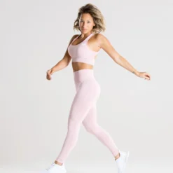 WOMEN'S BEST Move Seamless Leggings | Light Pink Marl SPORTBEKLEIDUNG