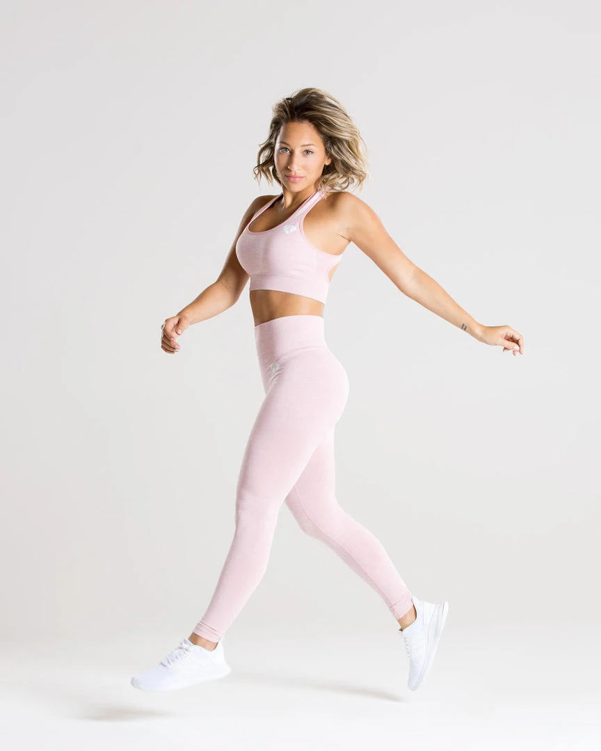 WOMEN'S BEST Move Seamless Leggings | Light Pink Marl SPORTBEKLEIDUNG