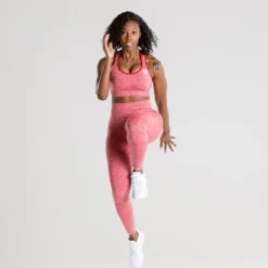 WOMEN'S BEST SPORTBEKLEIDUNG Move Seamless Leggings | Red Marl