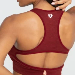 WOMEN'S BEST SPORTBEKLEIDUNG Move Seamless Sports Bra | Ruby Red Solid