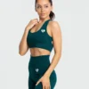 WOMEN'S BEST Move Seamless Sports Bra | Smaragd Green Solid
