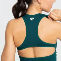 WOMEN'S BEST Move Seamless Sports Bra | Smaragd Green Solid