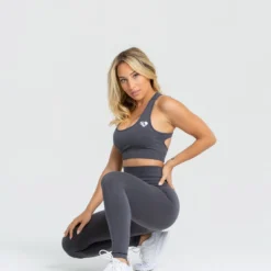 WOMEN'S BEST Move Seamless Sports Bra | Stone Grey Solid