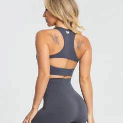 WOMEN'S BEST Move Seamless Sports Bra | Stone Grey Solid