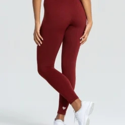 WOMEN'S BEST Move Seamless Leggings | Ruby Red Solid SPORTBEKLEIDUNG