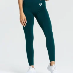 WOMEN'S BEST Move Seamless Leggings | Smaragd Green Solid