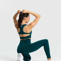 WOMEN'S BEST Move Seamless Leggings | Smaragd Green Solid