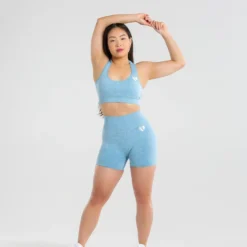 WOMEN'S BEST Move Seamless Shorts | Blue Marl SPORTBEKLEIDUNG