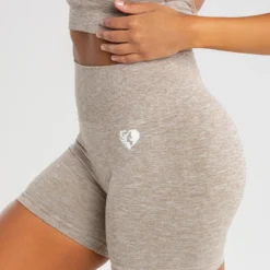 WOMEN'S BEST Move Seamless Shorts | Brown Grey Marl