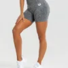 WOMEN'S BEST Move Seamless Shorts | Grey Marl