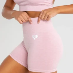 WOMEN'S BEST Move Seamless Shorts | Light Pink Marl SPORTBEKLEIDUNG