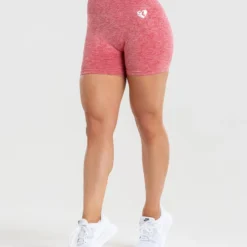 WOMEN'S BEST Move Seamless Shorts | Red Marl