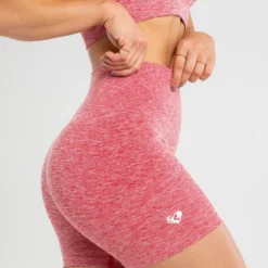 WOMEN'S BEST Move Seamless Shorts | Red Marl
