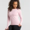 WOMEN'S BEST Move Seamless Long Sleeve Top | Light Pink Marl SPORTBEKLEIDUNG
