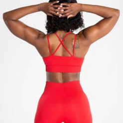 WOMEN'S BEST Power Seamless Sports Bra | Red SPORTBEKLEIDUNG