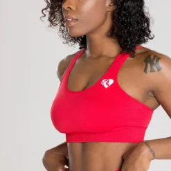 WOMEN'S BEST Power Seamless Sports Bra | Red SPORTBEKLEIDUNG