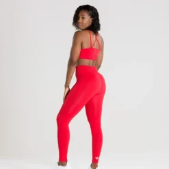 WOMEN'S BEST Power Seamless Sports Bra | Red SPORTBEKLEIDUNG