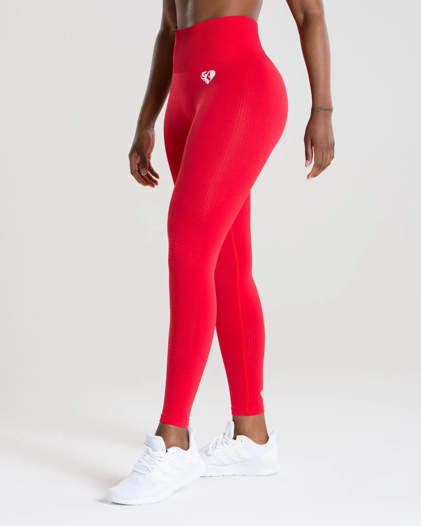 WOMEN'S BEST SPORTBEKLEIDUNG Power Seamless Leggings | Red