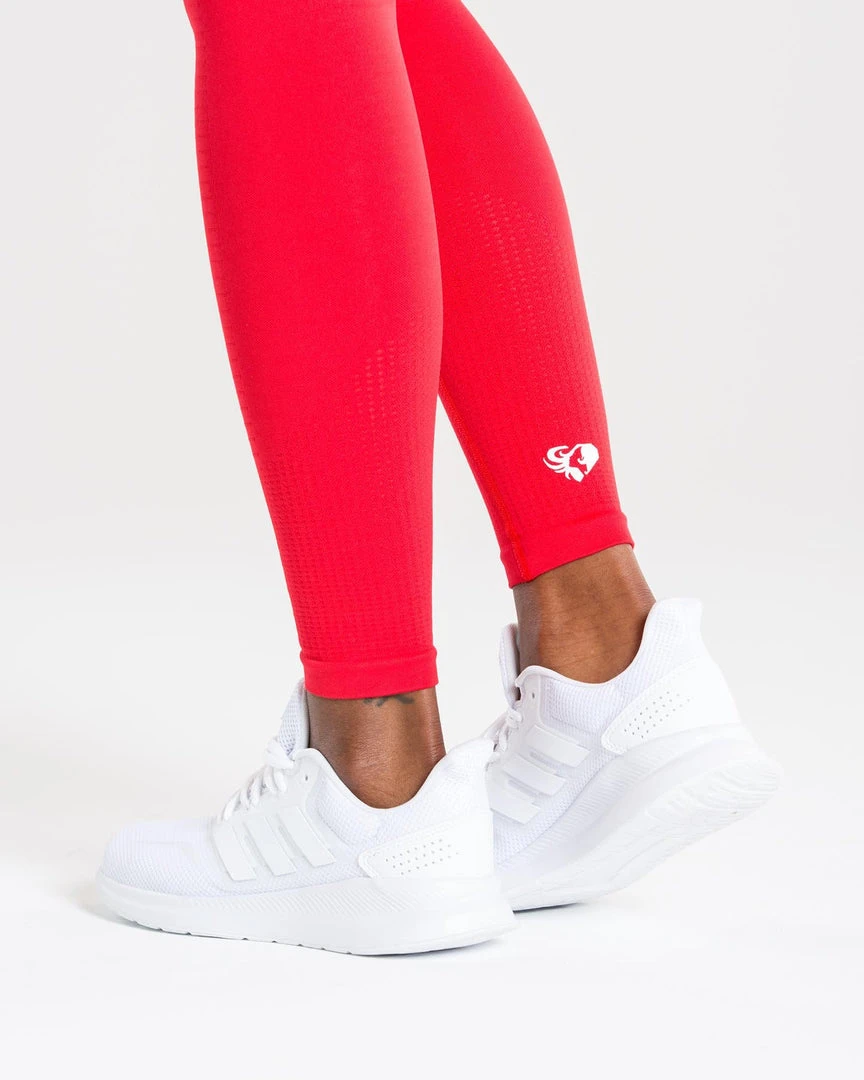 WOMEN'S BEST SPORTBEKLEIDUNG Power Seamless Leggings | Red
