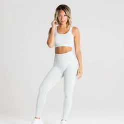 WOMEN'S BEST Power Seamless Leggings | Washed Light Grey