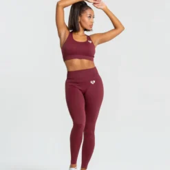 WOMEN'S BEST SPORTBEKLEIDUNG Power Seamless Leggings | Burgundy
