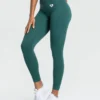 WOMEN'S BEST Power Seamless Leggings | Forest Green SPORTBEKLEIDUNG