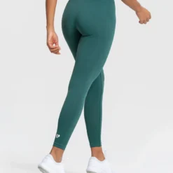 WOMEN'S BEST Power Seamless Leggings | Forest Green SPORTBEKLEIDUNG
