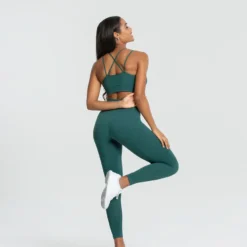 WOMEN'S BEST Power Seamless Leggings | Forest Green SPORTBEKLEIDUNG