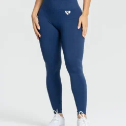 WOMEN'S BEST Power Seamless Leggings | Sapphire Blue SPORTBEKLEIDUNG