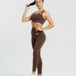 WOMEN'S BEST Power Seamless Leggings | Walnut Brown