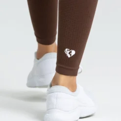 WOMEN'S BEST Power Seamless Leggings | Walnut Brown