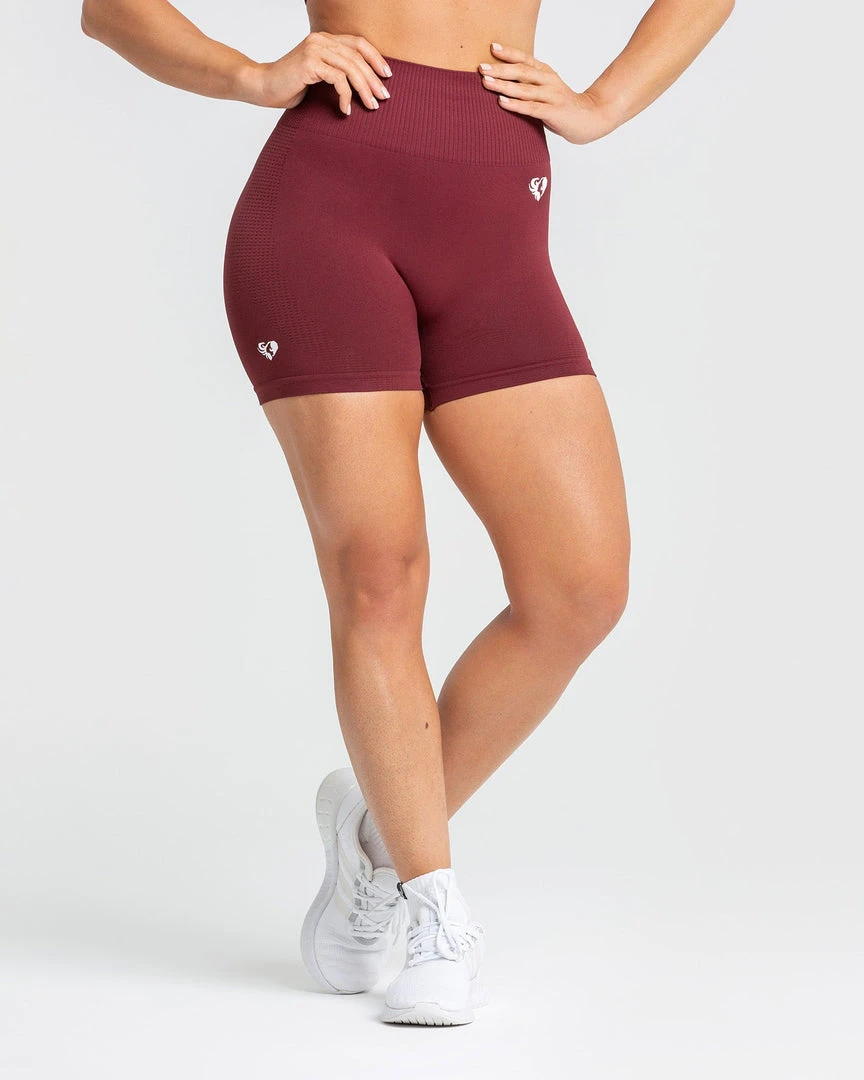 WOMEN'S BEST SPORTBEKLEIDUNG Power Seamless Shorts | Burgundy