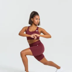 WOMEN'S BEST SPORTBEKLEIDUNG Power Seamless Cycling Shorts | Burgundy