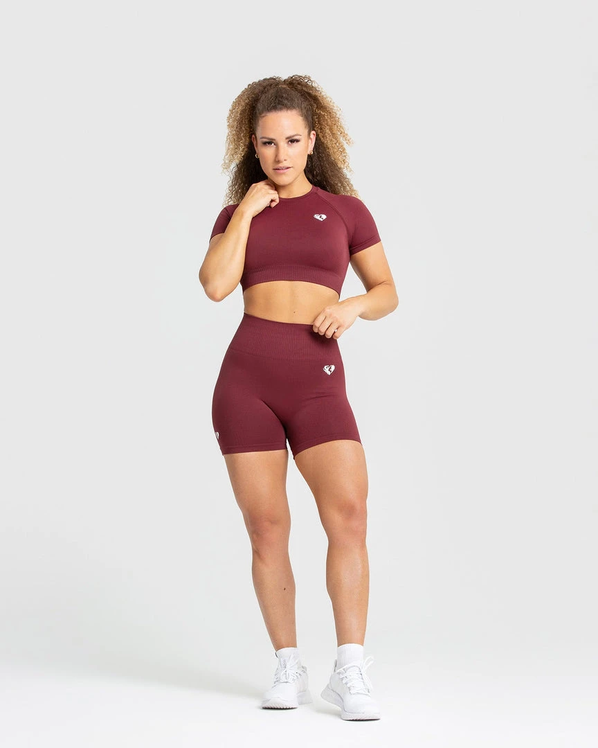 WOMEN'S BEST SPORTBEKLEIDUNG Power Seamless Shorts | Burgundy