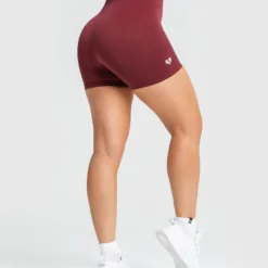 WOMEN'S BEST SPORTBEKLEIDUNG Power Seamless Shorts | Burgundy