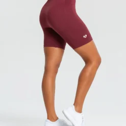 WOMEN'S BEST SPORTBEKLEIDUNG Power Seamless Cycling Shorts | Burgundy