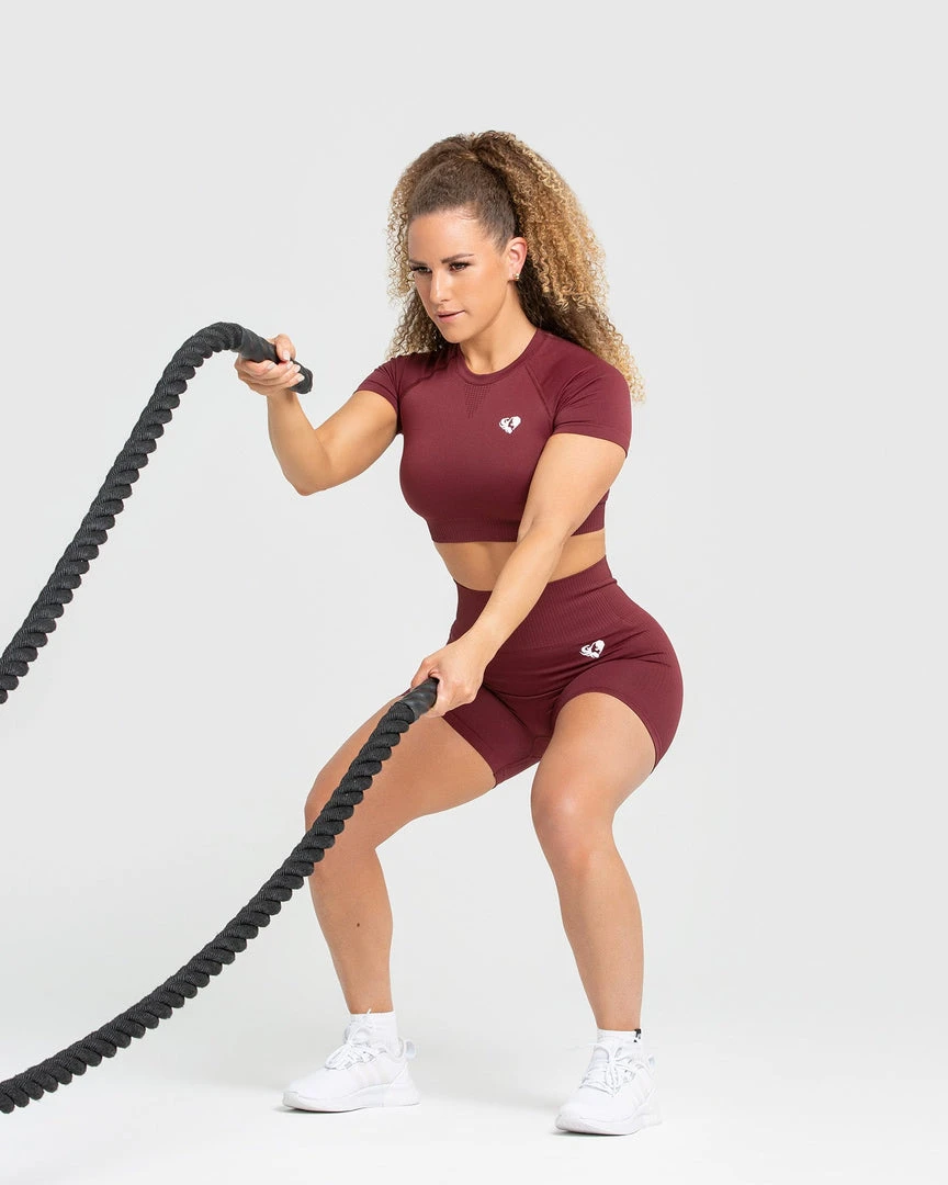 WOMEN'S BEST SPORTBEKLEIDUNG Power Seamless Shorts | Burgundy