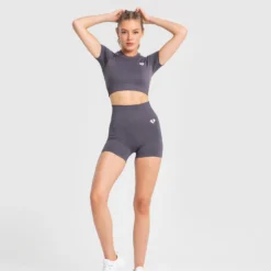 WOMEN'S BEST SPORTBEKLEIDUNG Power Seamless Shorts | Charcoal