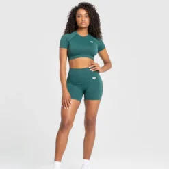 WOMEN'S BEST SPORTBEKLEIDUNG Power Seamless Shorts | Forest Green