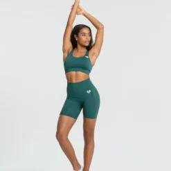WOMEN'S BEST Power Seamless Cycling Shorts | Forest Green SPORTBEKLEIDUNG