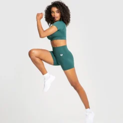 WOMEN'S BEST SPORTBEKLEIDUNG Power Seamless Shorts | Forest Green